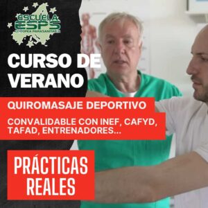 Curso de quiromasaje profesional, curso de masajista, escuela de quiromasaje